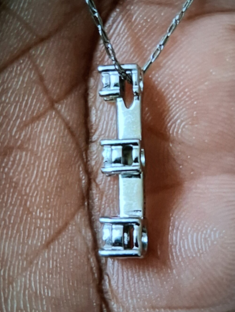 Real! Diamonds Sterling Silver Pendant Necklace - Picture 3 of 9